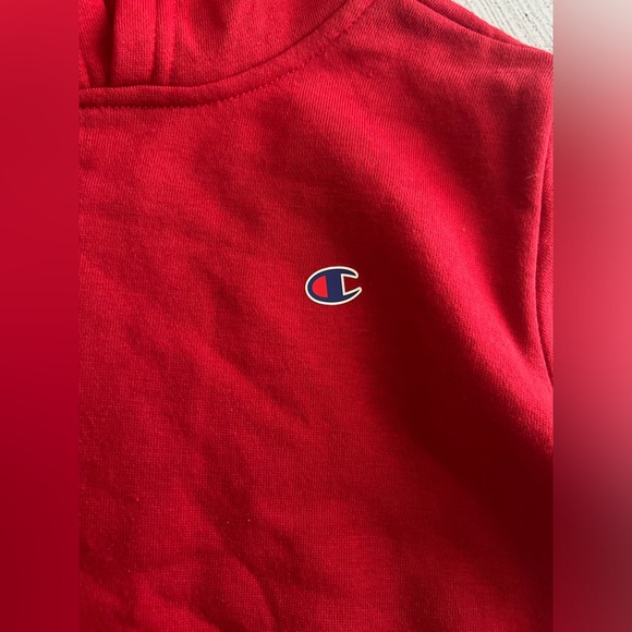 Champion Boys Signature Fleece Hoodie size 5. NEW without tags!❤️🖤 - Picture 5 of 8